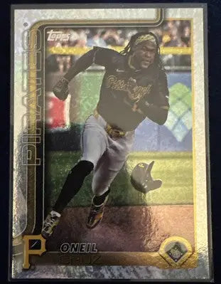 Oneil Cruz 2025 Topps Series 1 Sand Glitter Parallel Pittsburgh Pirates #284 - Baseball Card Single