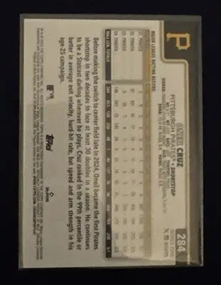 Oneil Cruz 2025 Topps Series 1 Sand Glitter Parallel Pittsburgh Pirates #284 - Baseball Card Single