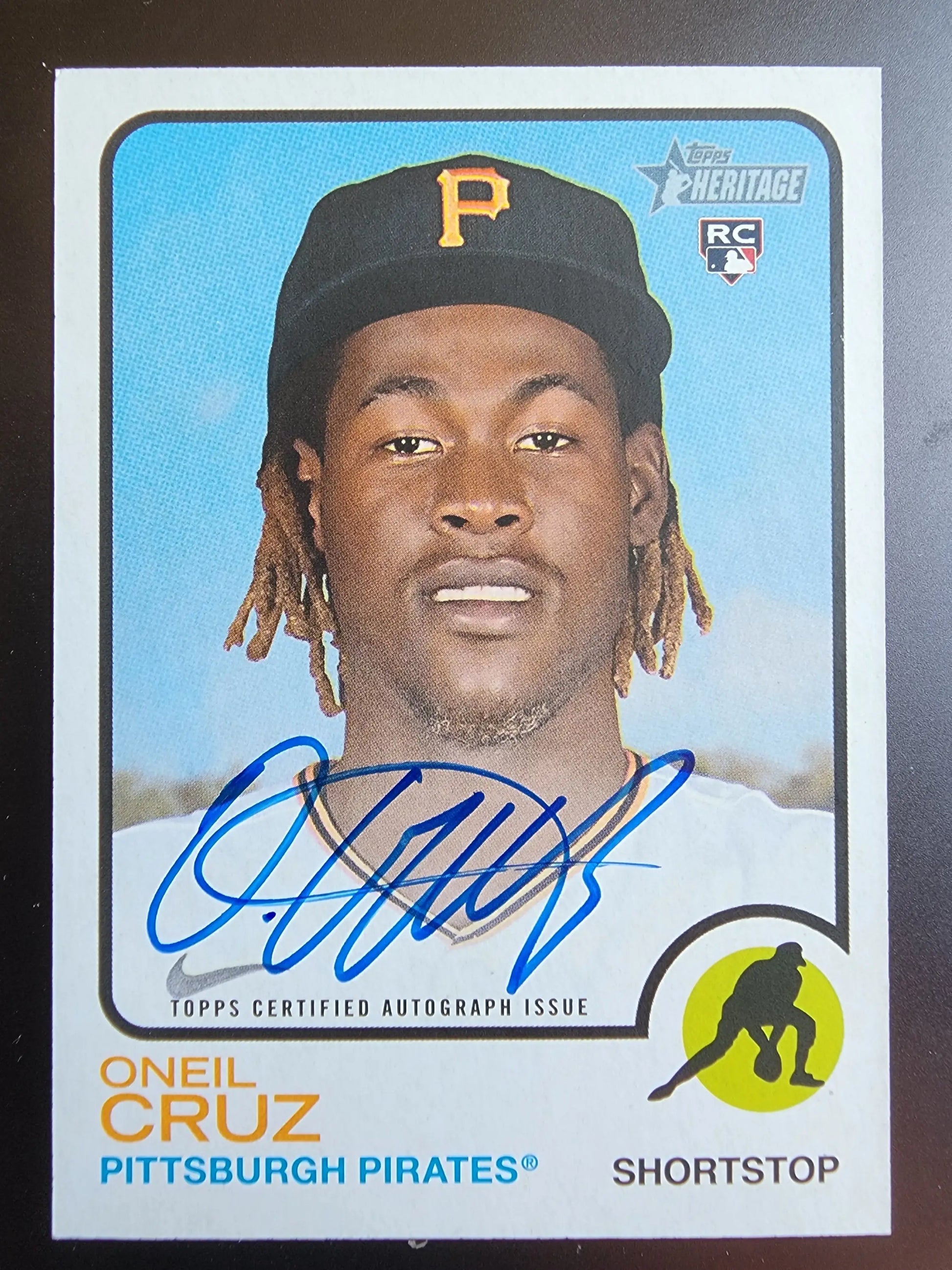 O’Neill Cruz 2022 Topps Heritage Real Ones Auto RC - Baseball Card Single
