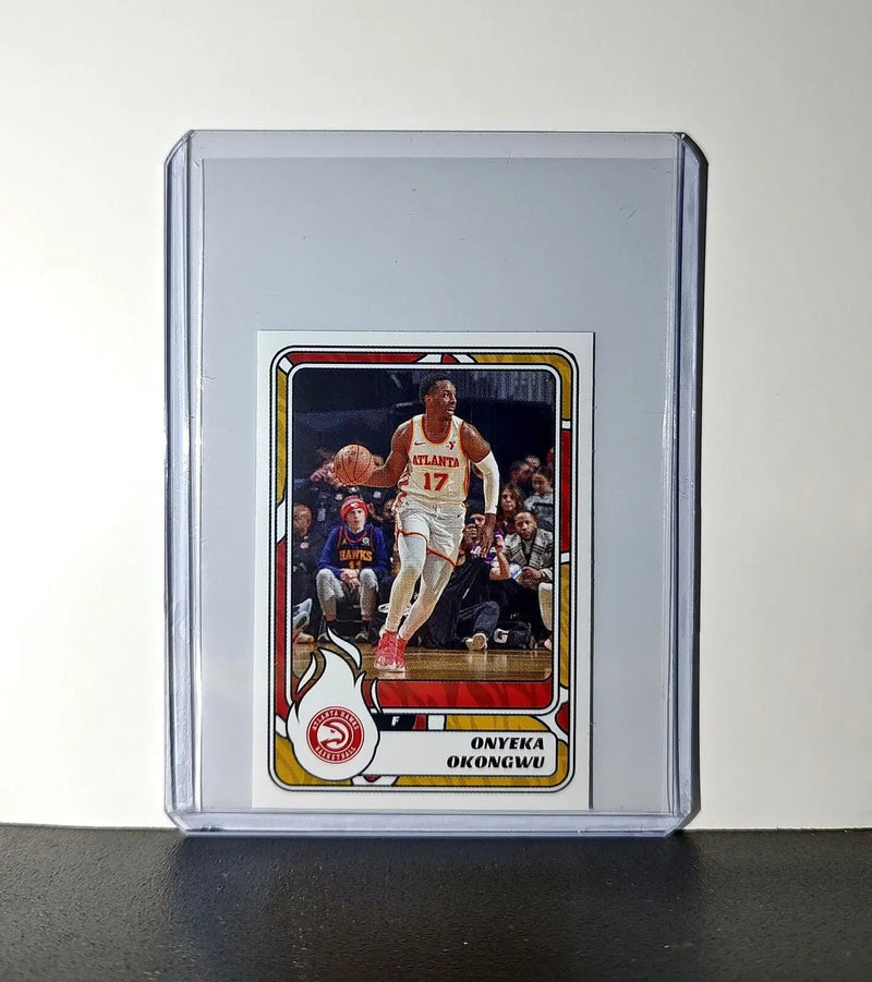 Onyeka Okongwu 2024-25 Panini NBA #101 Sticker Card Atlanta Hawks