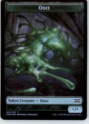 Ooze // Wurm (029) Double-Sided Token - Double Masters - 15 // 29 - Foil LP - Magic Card Single
