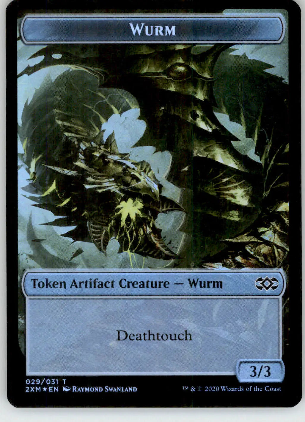 Ooze // Wurm (030) Token - Double Masters - 15 // 30 - Foil LP Magic - Magic Card Single
