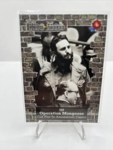 Operation Mongoose trading card from 2023 HISTORIC AUTOGRAPHS Mob 2 collection