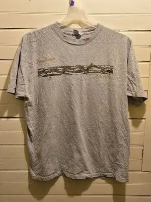 Optima Heavyweight T-Shirt Mens XL Gray Puerto Penasco Mexico Dolphin Beach Tee - Apparel