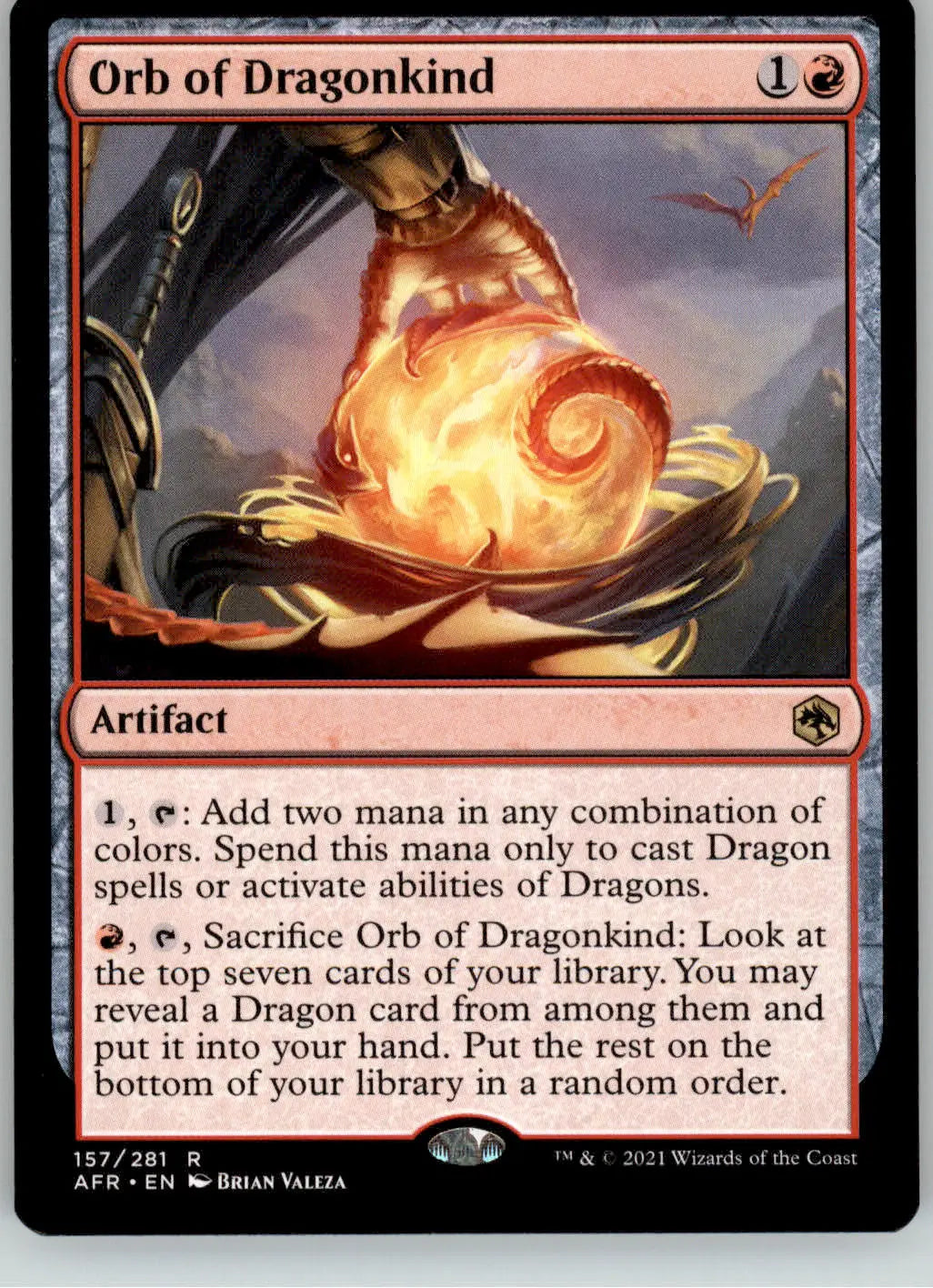 Orb of Dragonkind - Adventures in the Forgotten Realms - 157 - NM Magic - Magic Card Single