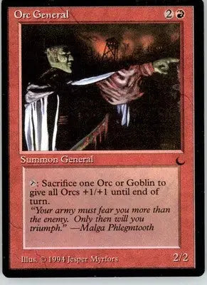 Orc General - The Dark - LP Magic: The Gathering - Magic Card Single