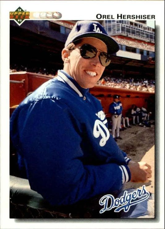 Orel Hershiser 1992 Upper Deck MLB #261 Baseball Card Los Angeles Dodgers - Baseball Card Single