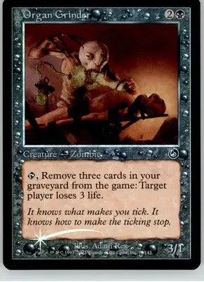 Organ Grinder - Torment - 75 - Foil LP Magic: The Gathering - Magic Card Single