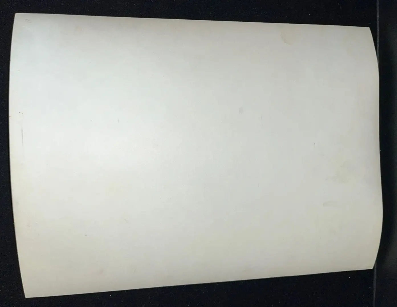 Curved off-white sheet showcasing Original World War II 5th Air Force Baseball Team Photograph