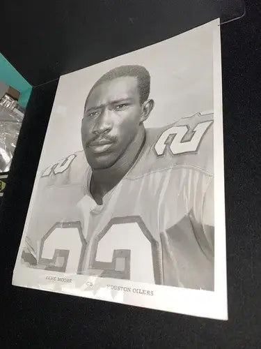 Original Zeke Moore Type 1 8X10 photo Picture Houston Oilers (1967–1977) - Sports Memorabilia