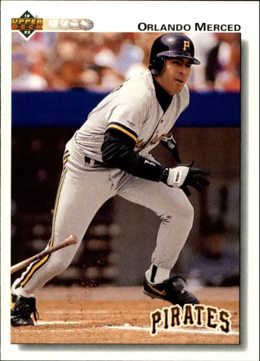 Orlando Merced 1992 Upper Deck MLB #517 Baseball Card Pittsburgh Pirates - Baseball Card Single
