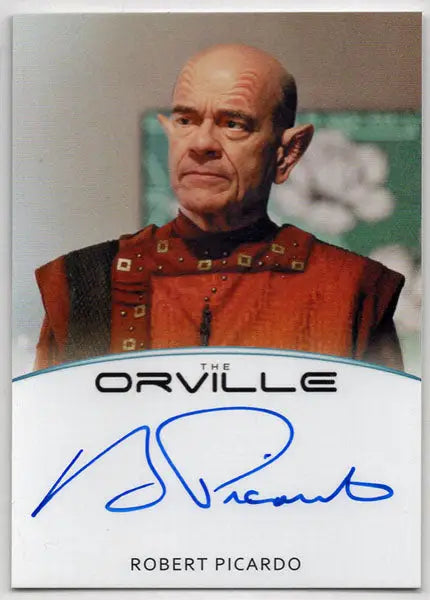 Autographed trading card of Robert Picardo as Ildis Kitan from Orville Archives