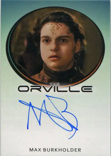 Orville Season 1 Autograph Card Max Burkholder as Tomilin - Entertainment Card Single