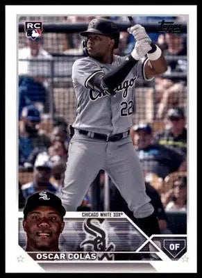 Oscar Colás Rookie 2023 Topps #545 Chicago White Sox - Baseball Card Single