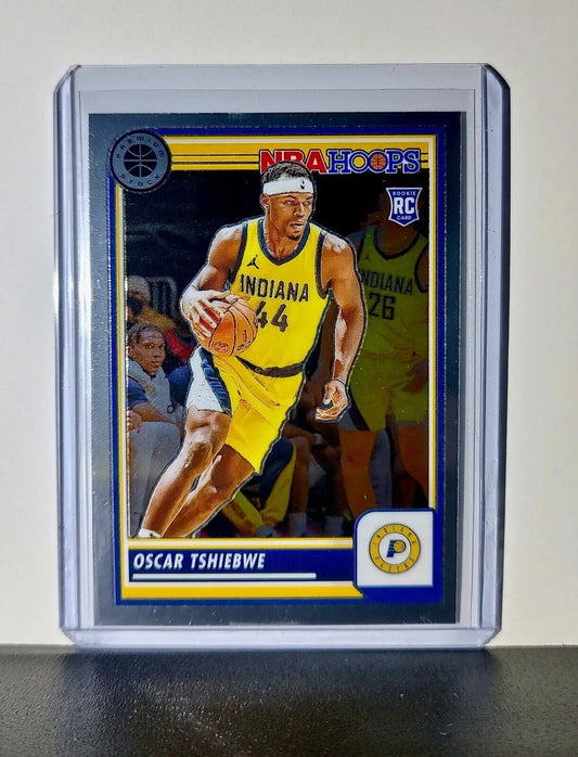 Oscar Tshiebwe 2023-24 Panini Premium Stock NBA Hoops #13 Rookie Card Pacers - Basketball Card Single