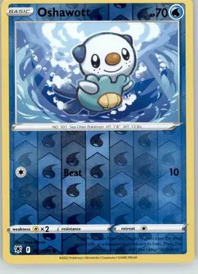 Oshawott - Astral Radiance - 041/189 - Reverse Holo LP Pokemon - Pokémon Card Single