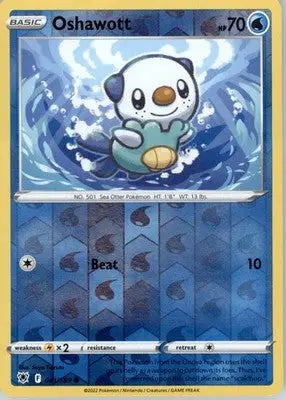 Oshawott - SWSH10: Astral Radiance - Reverse Holo LP - #041/189 - Pokémon Card Single