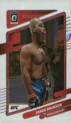 Other Sports 2022 Donruss Optic UFC #46 Derek Brunson - UFC/MMA Card Single
