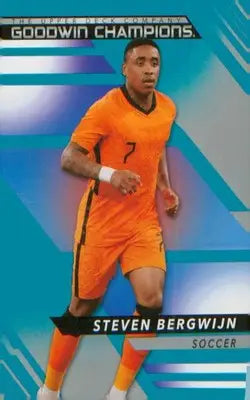 Other Sports 2022 Upper Deck Goodwin Champions Turquoise #48 Steven Bergwijn - Soccer Card Single