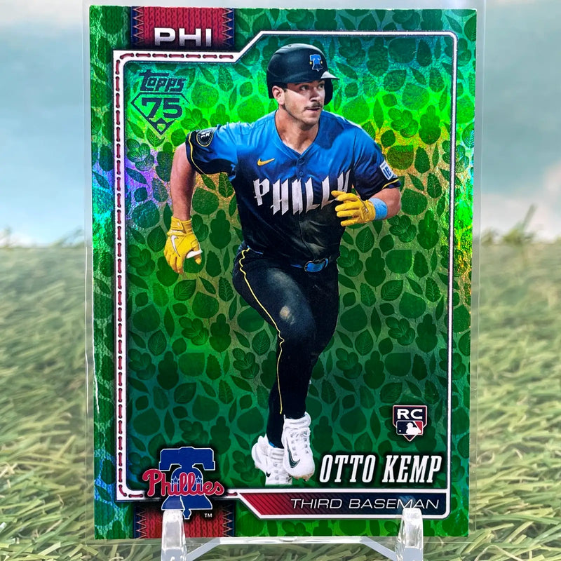 Otto Kemp 2026 Topps Series 1 Green Easter Holiday RC #187 Philadelphia Phillies - Baseball Card Single