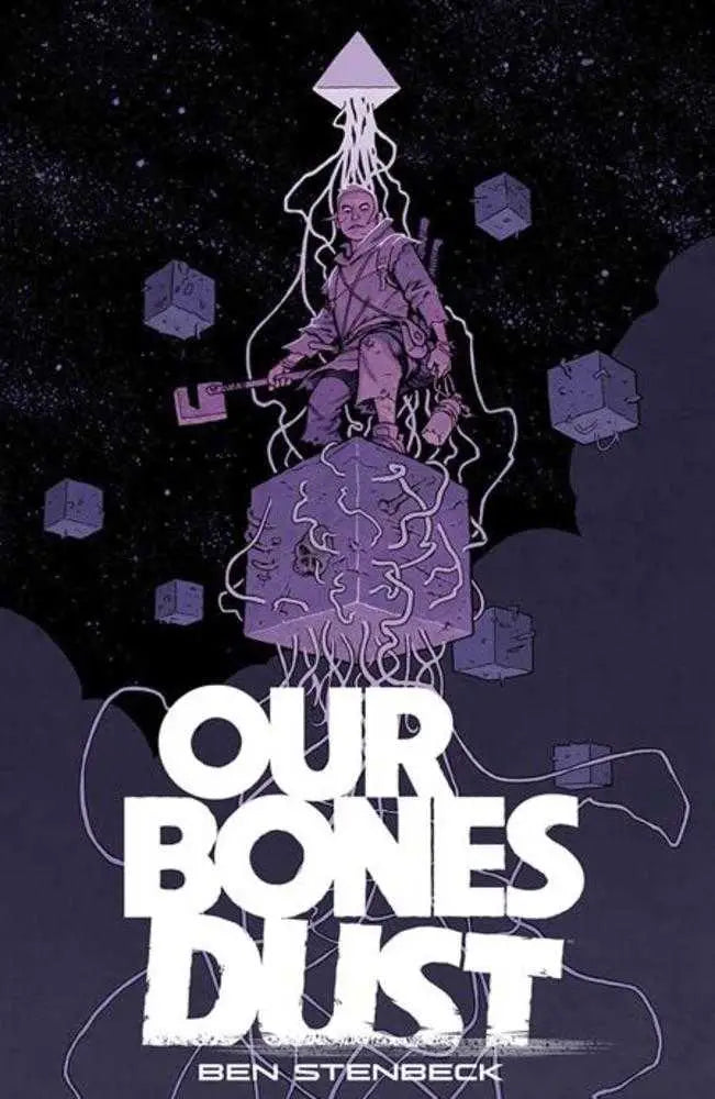 Book cover art for Our Bones Dust TPB by Ben Stenbeck featuring feral child theme