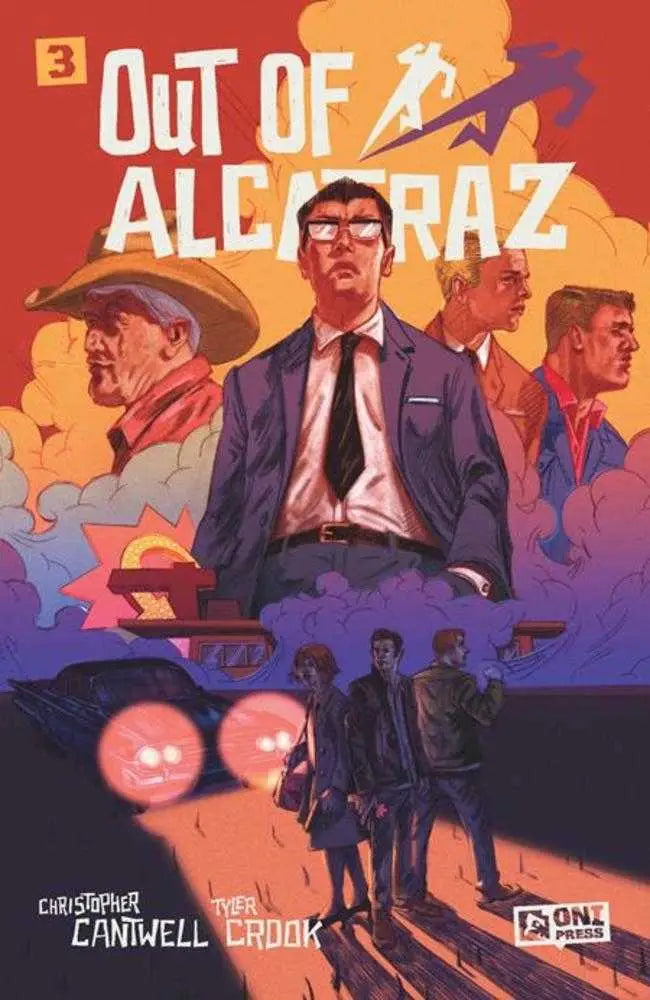 Comic book cover B Oliver featuring Oliver Dominguez variant for Out Of Alcatraz #3