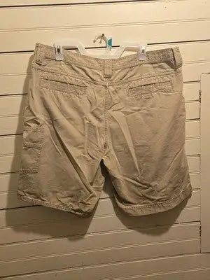 OutdoorLife Shorts Mens 40 Khaki Cargo Cotton Pocket Casual Utility Relaxed Fit - Apparel