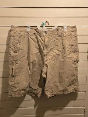OutdoorLife Shorts Mens 40 Khaki Cargo Cotton Pocket Casual Utility Relaxed Fit - Apparel