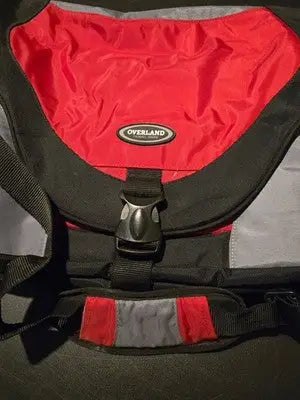 Overland Travel Ware Messenger Laptop Travel Shoulder Bag Red Black Gray Unisex - General Merchandise