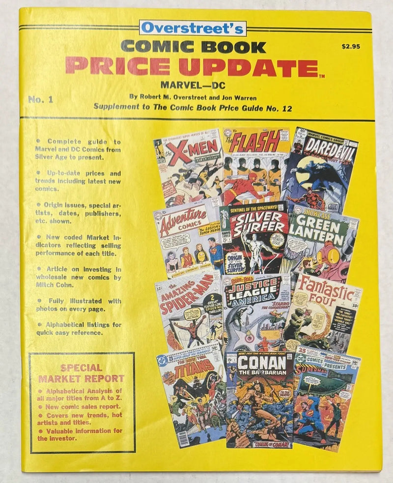 Overstreet’s Comic Book Price Update #1 1982 Supplement to Price Guide #12 - Comic Book
