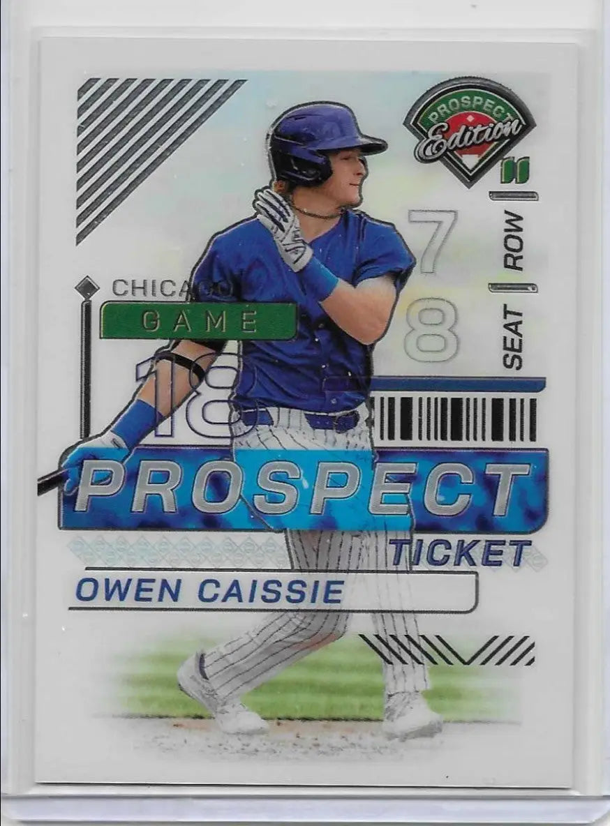 Owen Caissie 2024 Panini Prospect Edition #149 (1129) - Baseball Card Single