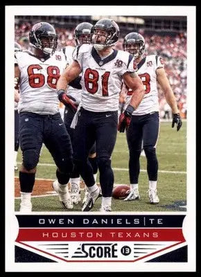 Owen Daniels 2013 Score #85 Houston Texans