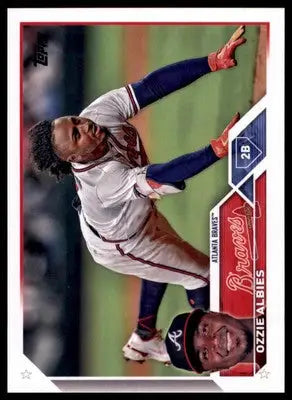 Ozzie Albies 2023 Topps #81 Atlanta Braves - Baseball Card Single