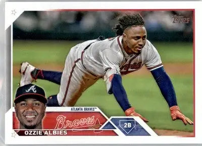 Ozzie Albies - 2023 Topps - #81 - Baseball - Baseball Card Single