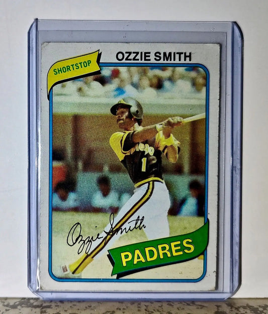 Ozzie Smith 1980 Topps MLB #393 Baseball Card San Diego Padres - Baseball Card Single