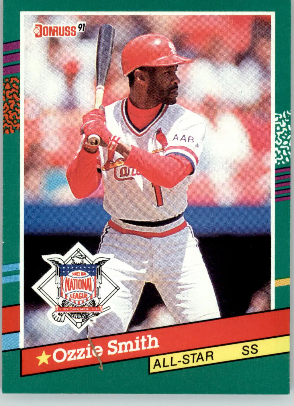 Ozzie Smith - 1991 Donruss - #437b - Baseball - Baseball Card Single