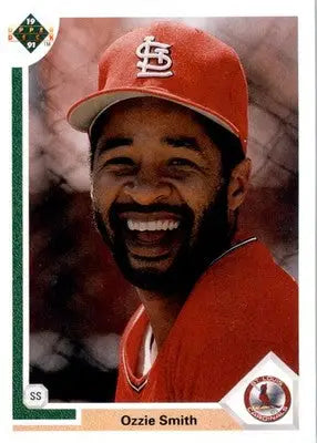 Ozzie Smith - 1991 Upper Deck - #162 - Baseball - Baseball Card Single