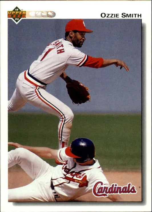 Ozzie Smith 1992 Upper Deck MLB #177 Baseball Card St. Louis Cardinals BB - Baseball Card Single
