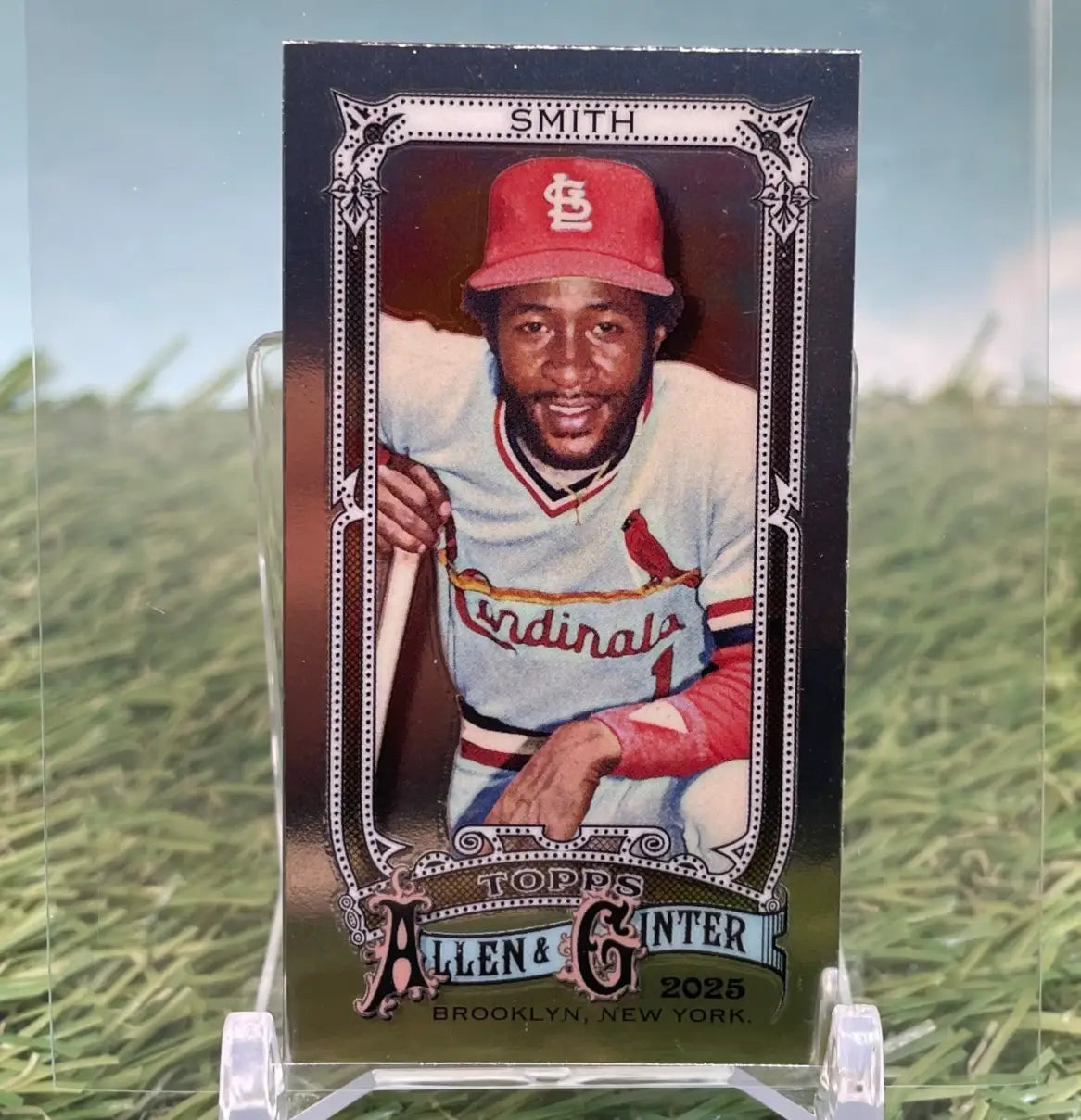OZZIE SMITH - 2025 Topps Allen & Ginter #58 Mini Chrome Variation STL Cardinals - Baseball Card Single