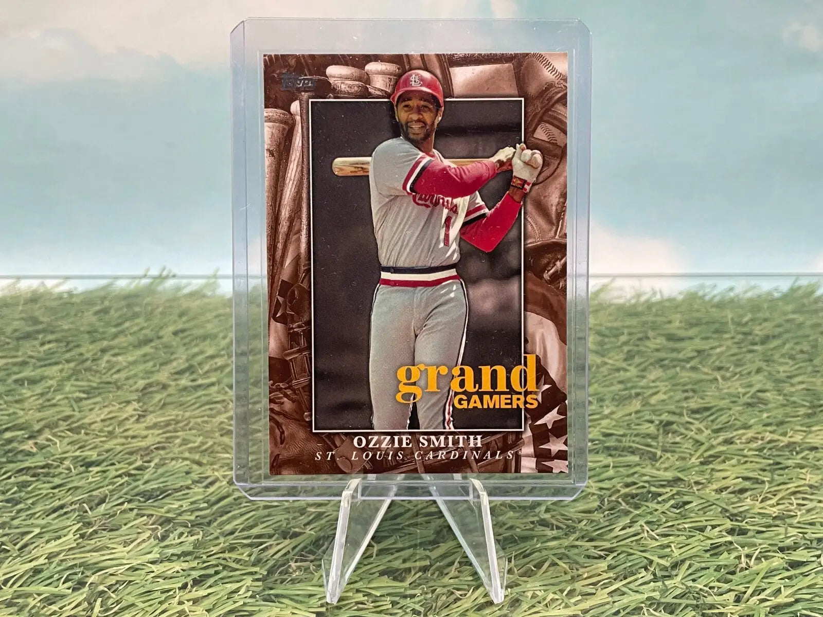 Ozzie Smith -Grand Gamers- 2024 Topps Series 1 -#GOG-10- St. Louis Cardinals - Baseball Card Single
