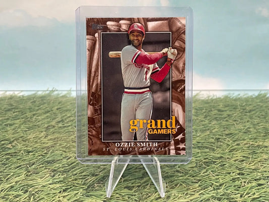 Ozzie Smith -Grand Gamers- 2024 Topps Series 1 -#GOG-10- St. Louis Cardinals - Baseball Card Single