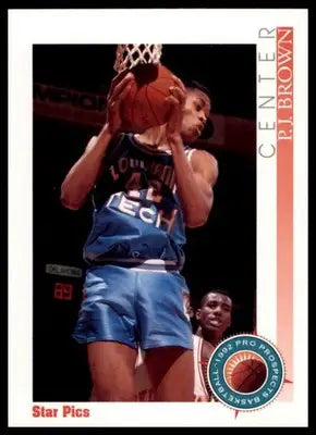 P.J. Brown 1992 Star Pics #77 Louisiana Tech Bulldogs - Basketball Card Single