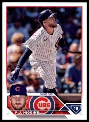 P.J. Higgins 2023 Topps #338 Chicago Cubs - Baseball Card Single