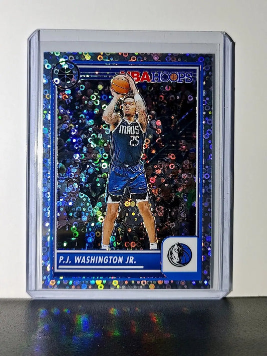 P.J. Washington Jr. 2023-24 Panini Premium NBA Hoops #121 Disco Prizm Mavericks - Basketball Card Single