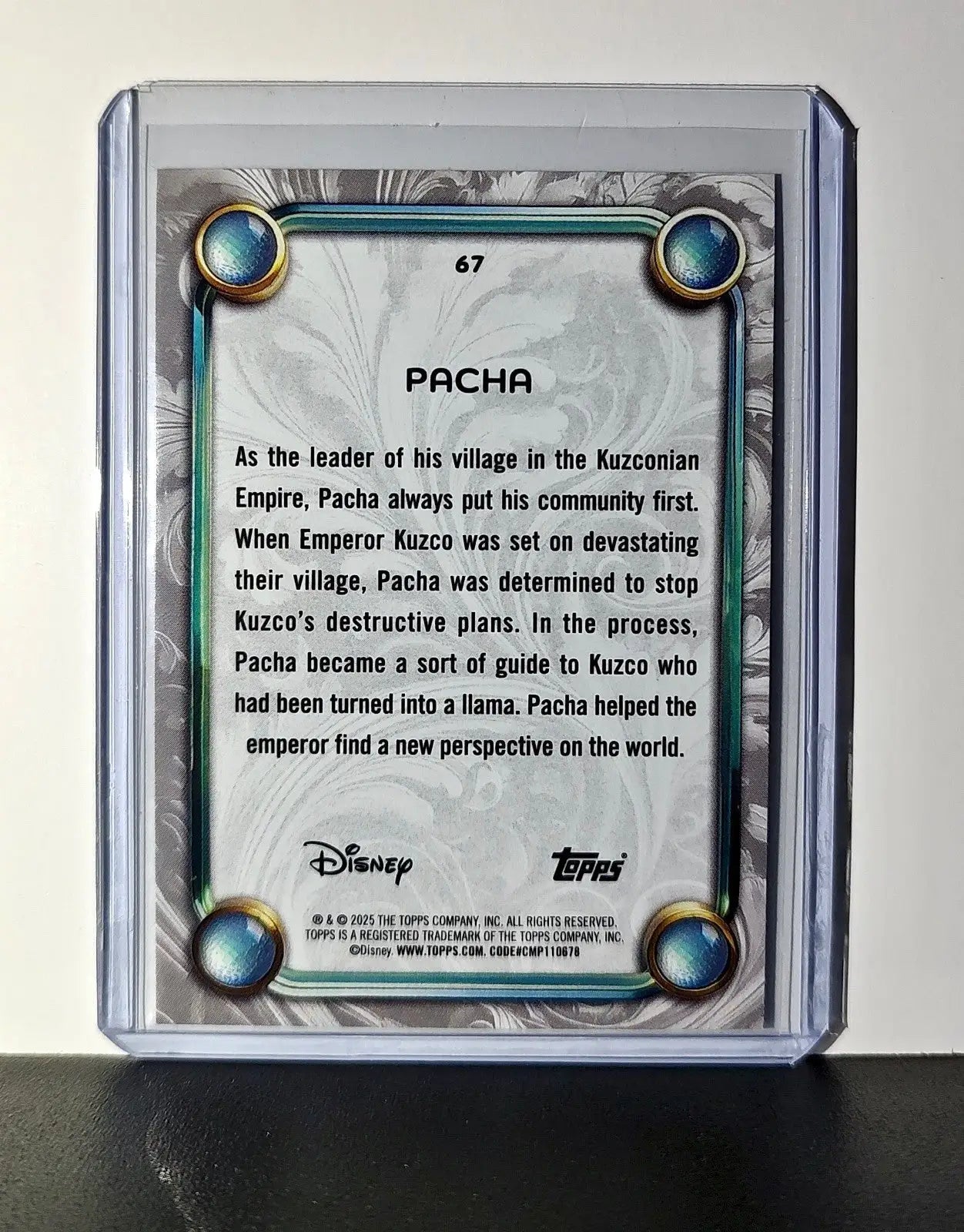 Pacha 2025 Topps Disney Wonder #67 Card The Emperor’s New Groove