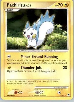 Pachirisu - Diamond and Pearl - 35/130 - Normal HP - Pokémon Card Single