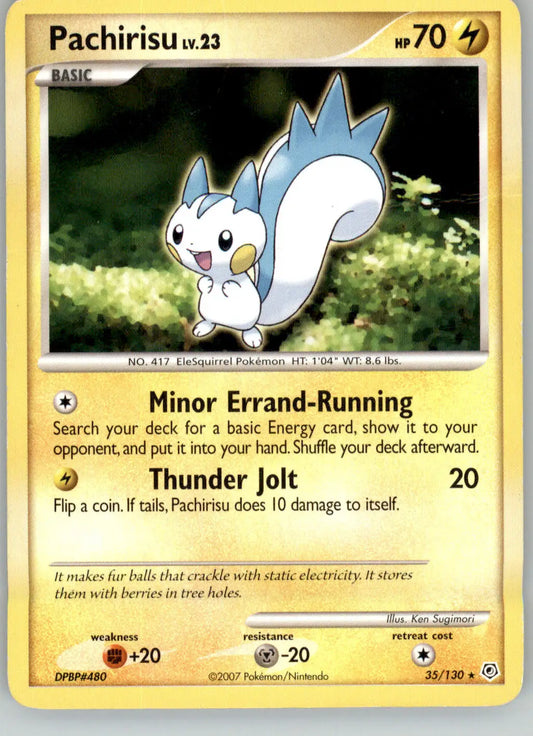 Pachirisu - Diamond & Pearl - 35/130 - HP Pokemon - Pokémon Card Single