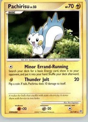 Pachirisu - Diamond & Pearl - 35/130 - HP Pokemon - Pokémon Card Single