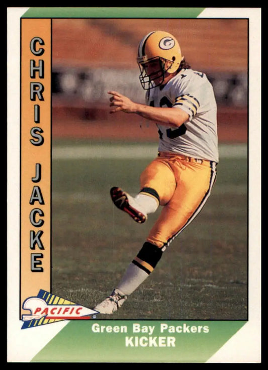 Pacific Chris Jacke 157 Green Bay Packers LP - Football Card Single