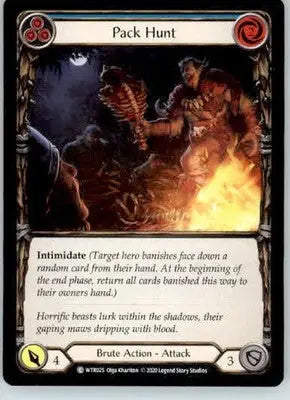Pack Hunt (Blue) - Welcome to Rathe - WTR025 - Normal Unl NM - TCG Card Single